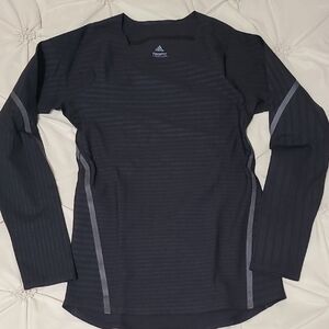 adidas Black Long Sleeve Muscle Tee